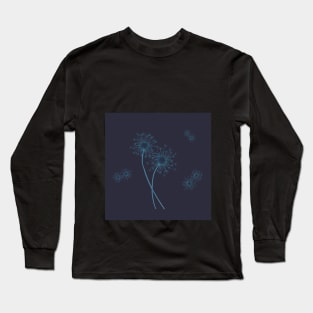 Dandelions in the wind Long Sleeve T-Shirt